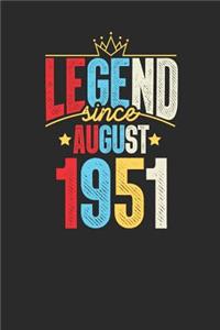 Legend Since August 1951