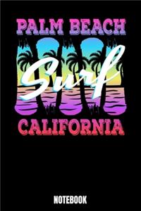 Palm Beach Surf California Notebook