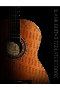 Blank Guitar Tablature Book