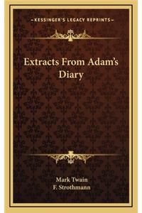 Extracts From Adam's Diary