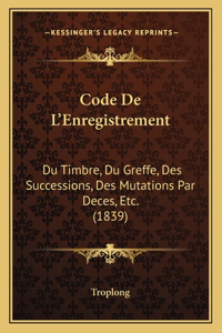 Code De L'Enregistrement