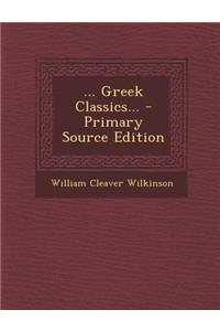 ... Greek Classics...