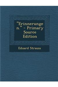 Erinnerungen.