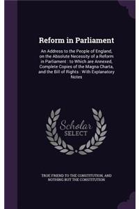 Reform in Parliament
