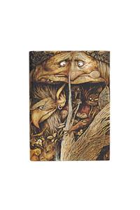 Paperblanks Mischievous Creatures Brian Froud's Faerielands Hardcover Journals MIDI Lined Elastic Band 144 Pg 120 GSM