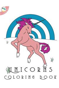 Unicorns Coloring Book