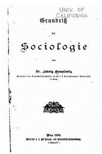 Grundriss Der Soziologie