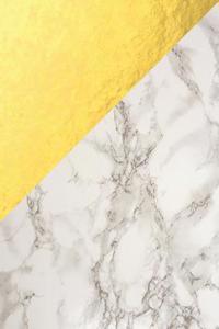 Marble Faux Gold Foil Notebook