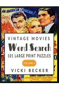 Vintage Movies Word Search