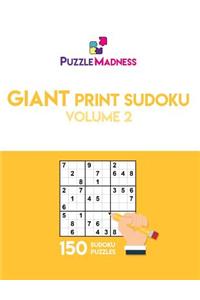 Giant Print Sudoku Volume 2