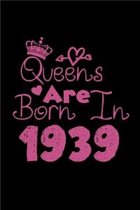 Queens Are Born In 1939 Notebook