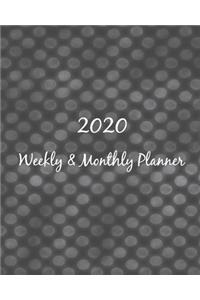 Weekly & Monthly Planner 2020: Calendar Schedule + Agenda - Inspirational Quotes + Quotable Dividers