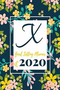 X Goal Setting Planner for 2020