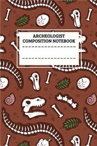 archeologist Composition Notebook