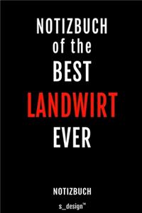 Notizbuch für Landwirte / Landwirt / Landwirtin