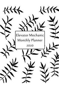 Elevator Mechanic Monthly Planner
