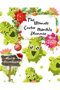 The Ultimate Merry Christmas Cactus Monthly Planner Year 2020