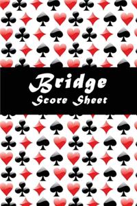 Bridge Score Sheet