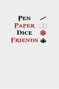 Pen Paper Dice Friends
