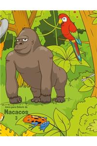 Livro para Colorir de Macacos 3