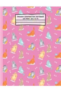 Cats Primary Composition Notebook