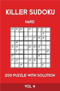 Killer Sudoku Hard 200 Puzzle With Solution Vol 4