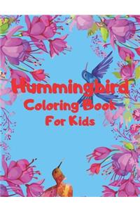 Hummingbird Coloring Book for kids