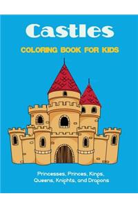 Castles Coloring Book for Kids