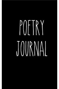 Poetry Journal: Blank Lined 5x8; 120 pages write poetry prose, and stories; gift for a poet or spoken word friend