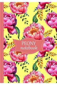 Peony Notebook