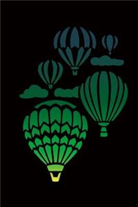 Hot Air Balloons Notebook (6x9 Journal)