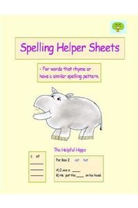 Spelling Helper Sheets