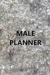 2019 Daily Planner for Men Male Planner Engraved Carved Stone Style 384 Pages