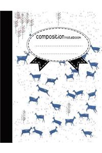 Composition Notebook, 8.5 x 11, 110 pages