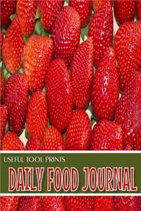 Useful Tool Prints Daily Food Journal