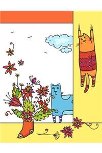 My Big Fat Journal Notebook For Cat Lovers Cats Being Cats 1