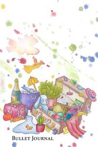 Bullet Journal Reisen ca. A5 (15,2 x 22,9cm) 200 Seiten dotted white paper