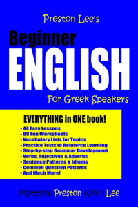 Preston Lee's Beginner English For Greek Speakers