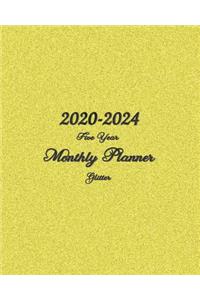 2020-2024 Five Year Glitter Monthly Planner