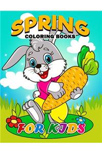 Spring Coloring Books for Kids