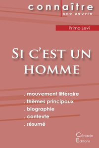 Fiche de lecture Si c'est un homme de Primo Levi (Analyse littéraire de référence et résumé complet)