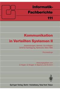 Kommunikation in Verteilten Systemen II