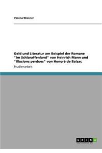 Geld und Literatur am Beispiel der Romane 