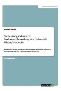 leistungsorientierte Professorenbesoldung der Universität Witten/Herdecke