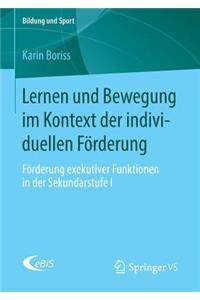 Lernen Und Bewegung Im Kontext Der Individuellen Förderung