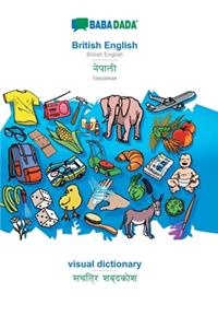 BABADADA, British English - Nepalese (in devanagari script), visual dictionary - visual dictionary (in devanagari script)