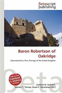 Baron Robertson of Oakridge