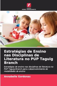 Estratégias de Ensino nas Disciplinas de Literatura no PUP Taguig Branch