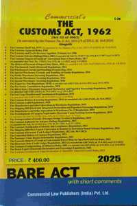 Customs Act, 1962 (As Amended by The Finance (No.2) Act, 2024)