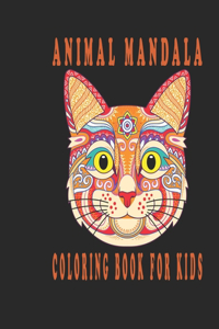 animal mandala coloring book for kids